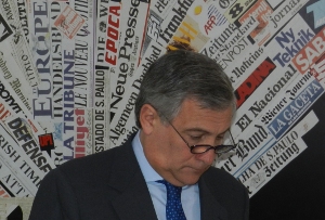 Antonio Tajani vice presidente Commissione europea e resp per industria e imprenditoria